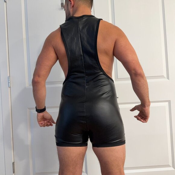 Nasty Pig Contrast Rubber Singlet Red - Picture 2 of 7